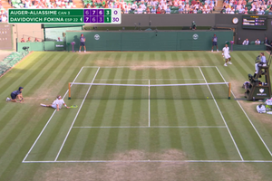 „Cinema absolut pe iarbă” » După un schimb nebun de mingi, fanii au aplaudat punctul turneului de la Wimbledon
