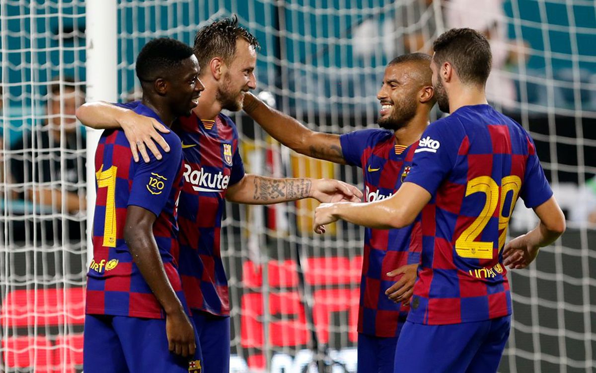 Barcelona a învins-o pe Napoli în primul amical din SUA » Goluri superbe Busquets și Rakitic + autogol Umtiti