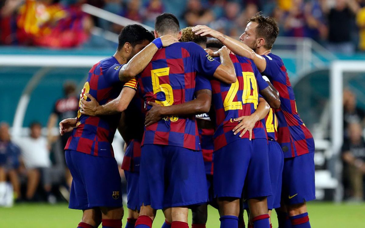 Barcelona a învins-o pe Napoli în primul amical din SUA » Goluri superbe Busquets și Rakitic + autogol Umtiti