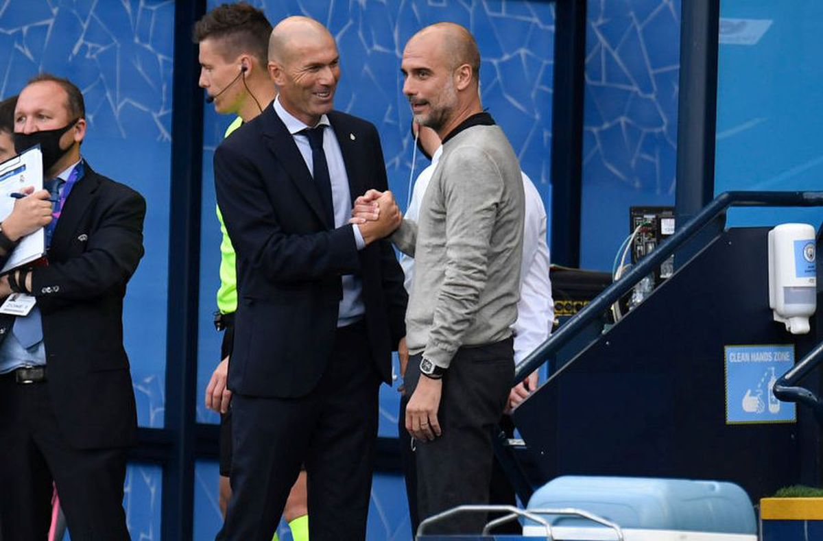 MANCHESTER CITY - REAL MADRID 2-1. Ce imagine! Cum au fost surprinși Pep Guardiola și Zidane după finalul meciului