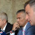 Ovidiu Burcă (dreapta) nu mai este directorul general al Rapidului.