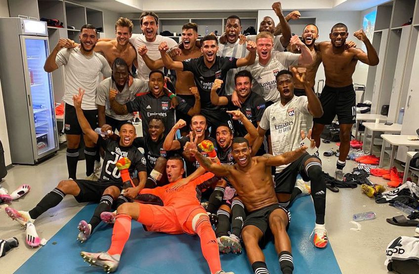 Lyon s-a calificat a 5-a oară în ”sferturile” Ligii Campionilor, după înfrângerea cu Juventus, scor 1-2 (1-0 în tur), la zece ani după precedenta performanță. Foto: Lyon