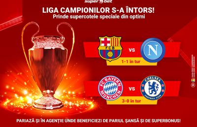 Umbra lui Maradona se întinde peste Barcelona. Chelsea trebuie să vadă de 3 ori filmul 300 și tot rămâne cu șansa a doua la Munchen!