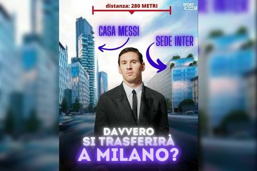 Leo Messi și-a luat deja casă în Milano FOTO: Sport Mediaset