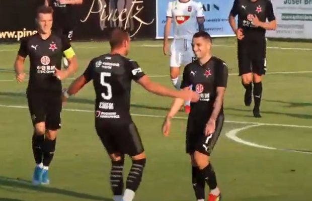 VIDEO Gol fabulos marcat de Nicolae Stanciu pentru Slavia Praga! Seamănă cu execuția lui Zidane, din finala Ligii cu Leverkusen