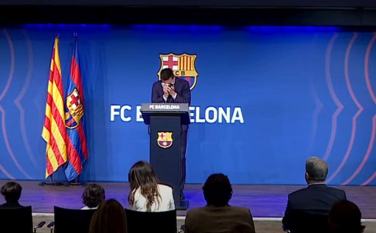 Leo Messi - conferință Barcelona