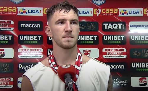 Deian Sorescu (23 de ani) a răbufnit la finalul eșecului suferit de Dinamo în fața Chindiei, scor 0-1.