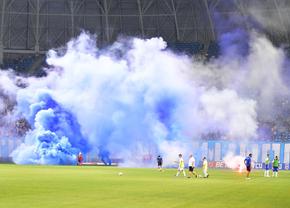 Interziși după comportamentul din derby-ul FCU - CS Universitatea Craiova! Măsurile anunțate de Jandarmeria Română
