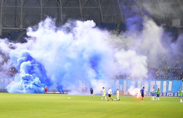 Interziși după comportamentul din derby-ul FCU - CS Universitatea Craiova! Măsurile anunțate de Jandarmeria Română