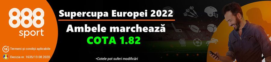 Real Madrid, favorită certă la pariuri în Supercupa Europei 2022