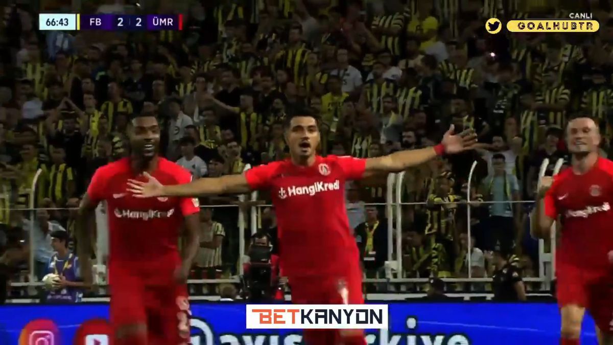 Valentin Gheorghe, gol superb în poarta lui Fenerbahce! Trecuseră doar 3 minute de la debut