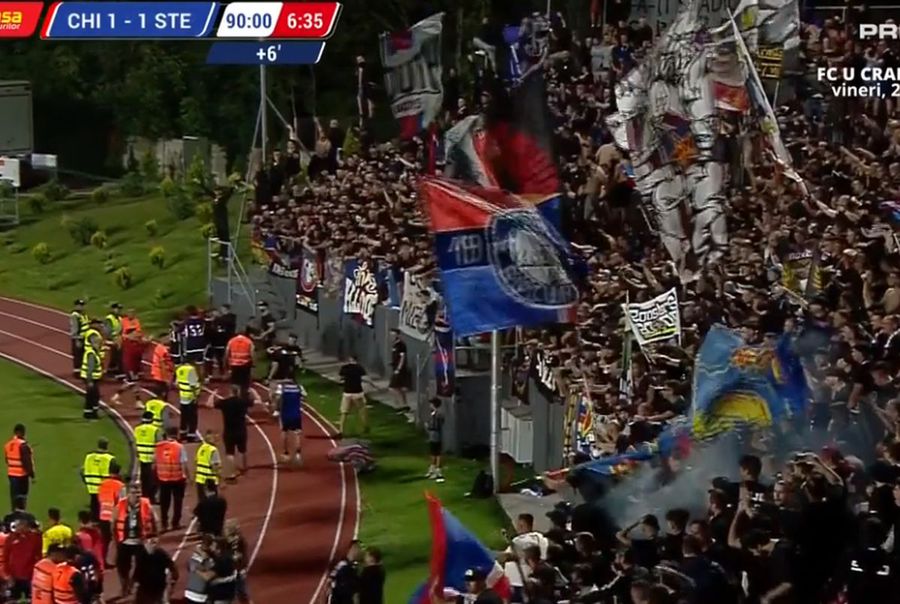 Ce descătușare! Golul lui Chipirliu a declanșat „nebunia” la Târgoviște: Daniel Oprița nu s-a mai abținut și a mers spre fanii adverși