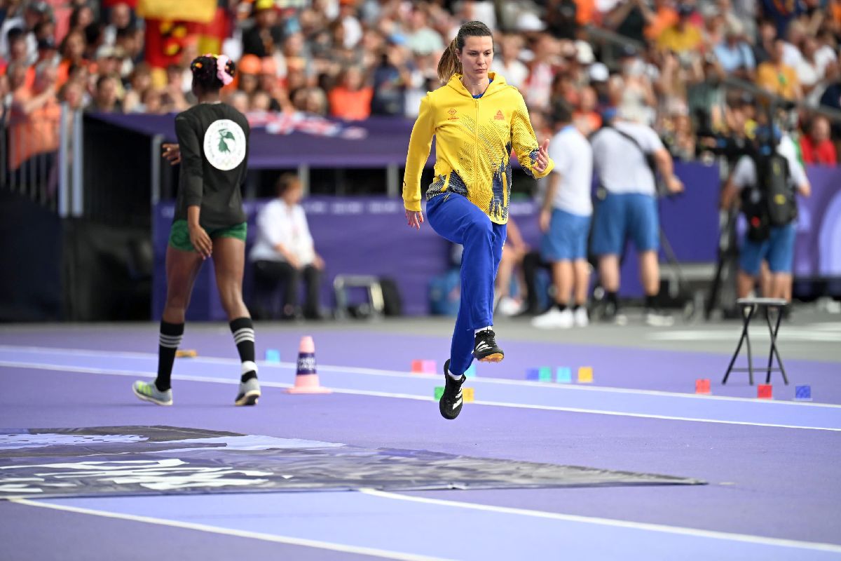 Alina Rotaru Kottmann, în finala de la săritura în lungime » Imagini de pe Stade de France