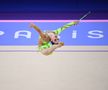 Annaliese Drăgan, în calificările de la gimnastică ritmică, în Arena Porte de La Chapelle din Paris / FOTO: Raed Krishan (GSP.ro)