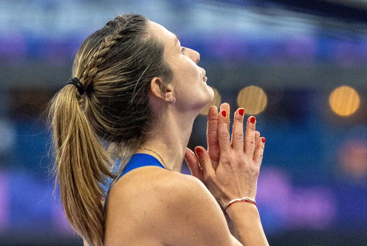 Alina Rotaru-Kottmann, în marea finală de pe Stade de France  / Sursă foto: Raed Krishan (GSP)