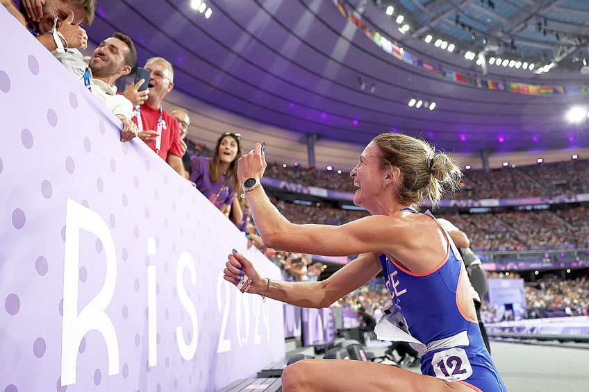 Alice Finot a doborât recordul european la 3.000 de metri obstacole, apoi și-a cerut iubitul în căsătorie // foto: guliver/gettyimages