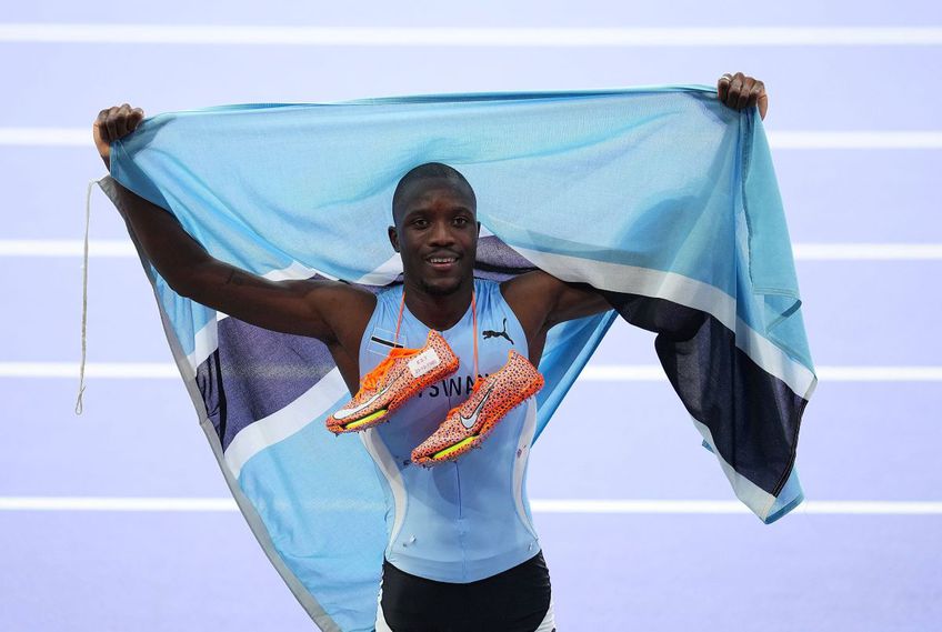 Letsile Tebogo, campion la 200 m la Jocurile Olimpice de la Paris 2024 Foto: Imago