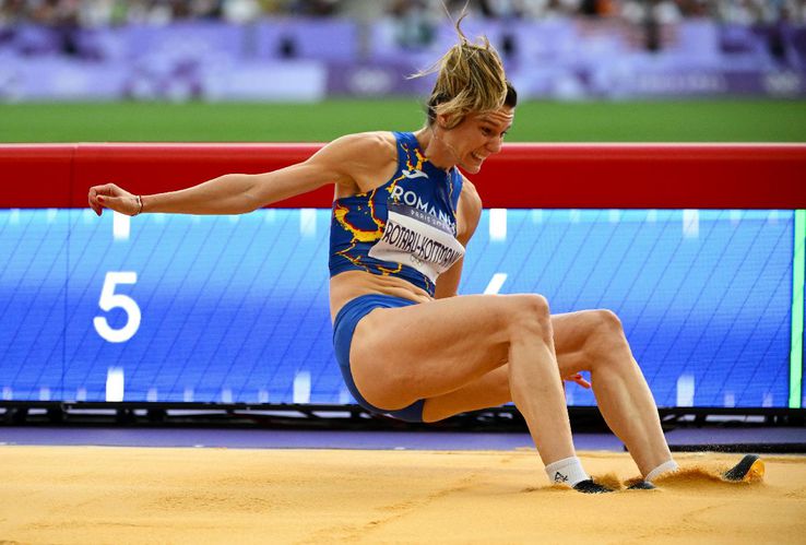 Alina Rotaru-Kottmann, în marea finală de pe Stade de France  / Sursă foto: Raed Krishan (GSP)