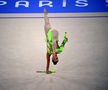 Annaliese Drăgan, în calificările de la gimnastică ritmică, în Arena Porte de La Chapelle din Paris / FOTO: Raed Krishan (GSP.ro)