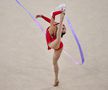 Annaliese Drăgan, în calificările de la gimnastică ritmică, în Arena Porte de La Chapelle din Paris / FOTO: Raed Krishan (GSP.ro)