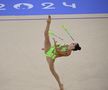 Annaliese Drăgan, în calificările de la gimnastică ritmică, în Arena Porte de La Chapelle din Paris / FOTO: Raed Krishan (GSP.ro)