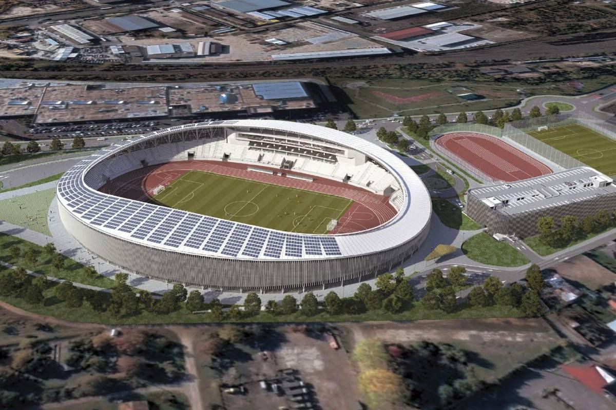 OZN de 55 de milioane de euro! Imagini senzaționale de pe șantierul celui mai nou stadion pe care-l va avea România