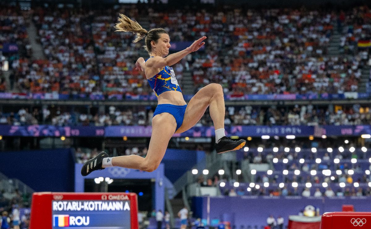 Alina Rotaru Kottmann, în finala de la săritura în lungime » Imagini de pe Stade de France