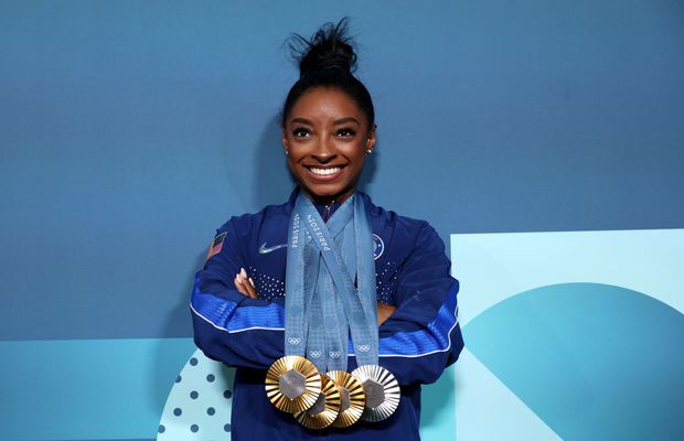 Simone Biles a fost desemnată cea mai bună sportivă a anului 2024 de către prestigioasa revistă americană Sports Illustrated