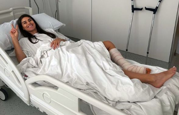 Sorana Cîrstea, prima imagine de pe patul de spital: „Am o veste bună și o veste proastă”