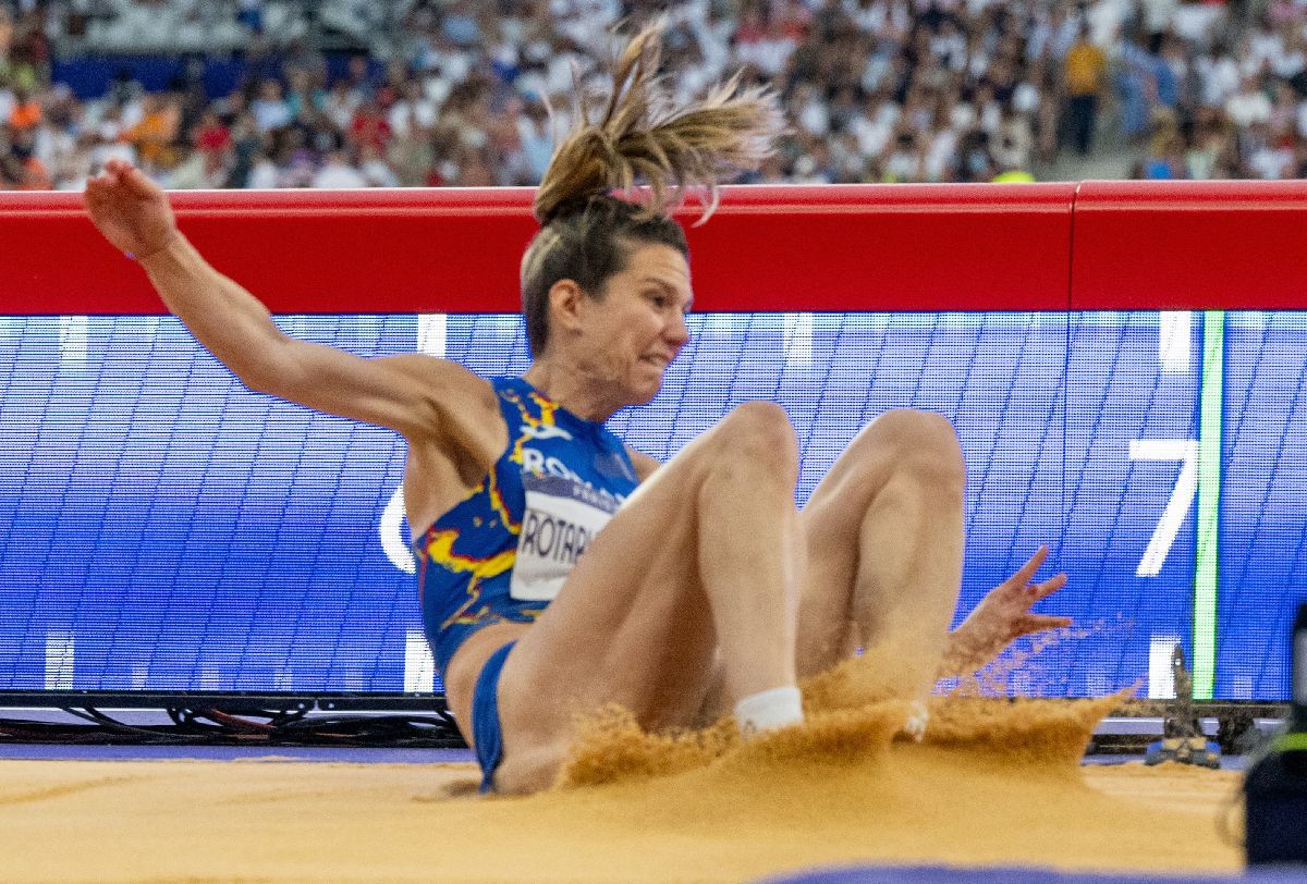 Alina Rotaru Kottmann, în finala de la săritura în lungime » Imagini de pe Stade de France