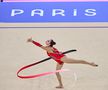 Annaliese Drăgan, în calificările de la gimnastică ritmică, în Arena Porte de La Chapelle din Paris / FOTO: Raed Krishan (GSP.ro)