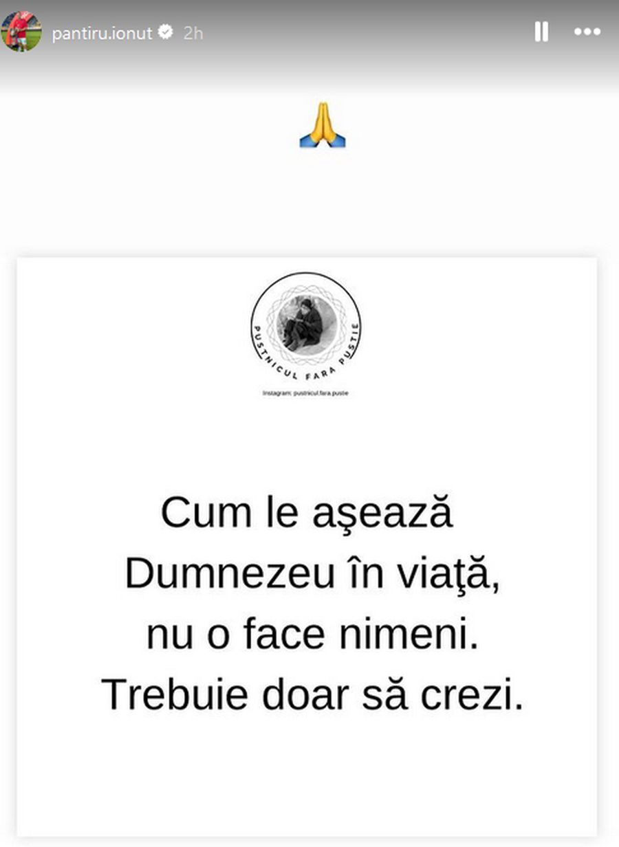 Mesajul jucătorului scos din lotul FCSB de Becali pentru a-i face loc lui Tănase: „Cum le așează Dumnezeu...”