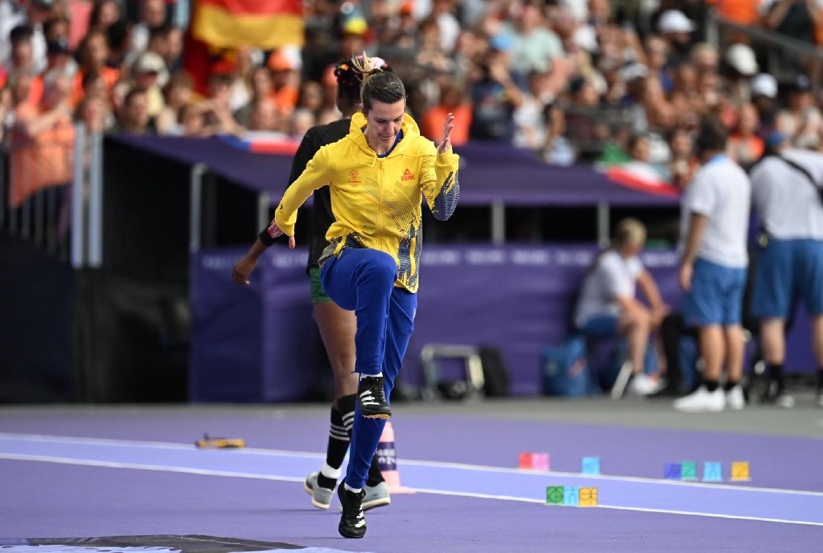 Alina Rotaru Kottmann, în finala de la săritura în lungime » Imagini de pe Stade de France