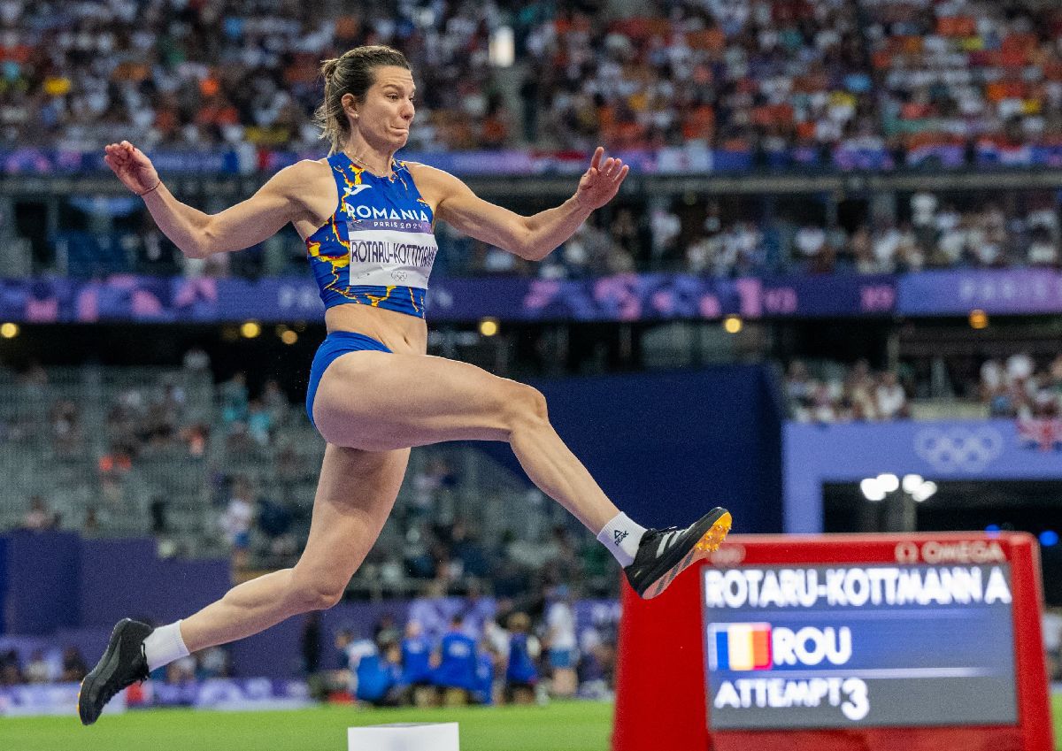 Alina Rotaru Kottmann, în finala de la săritura în lungime » Imagini de pe Stade de France