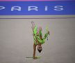 Annaliese Drăgan, în calificările de la gimnastică ritmică, în Arena Porte de La Chapelle din Paris / FOTO: Raed Krishan (GSP.ro)