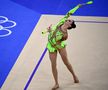 Annaliese Drăgan, în calificările de la gimnastică ritmică, în Arena Porte de La Chapelle din Paris / FOTO: Raed Krishan (GSP.ro)