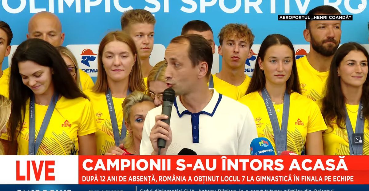 Imaginile care au trecut neobservate, în timp ce Covaliu vorbea! » Ce s-a văzut pe transmisiunea live de la aeroport: „Pot să mă uit?”