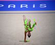 Annaliese Drăgan, în calificările de la gimnastică ritmică, în Arena Porte de La Chapelle din Paris / FOTO: Raed Krishan (GSP.ro)