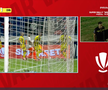 Gol anulat în Metaloglobus - Dinamo ca urmare a intervenției VAR. FOTO: captură Prima Sport