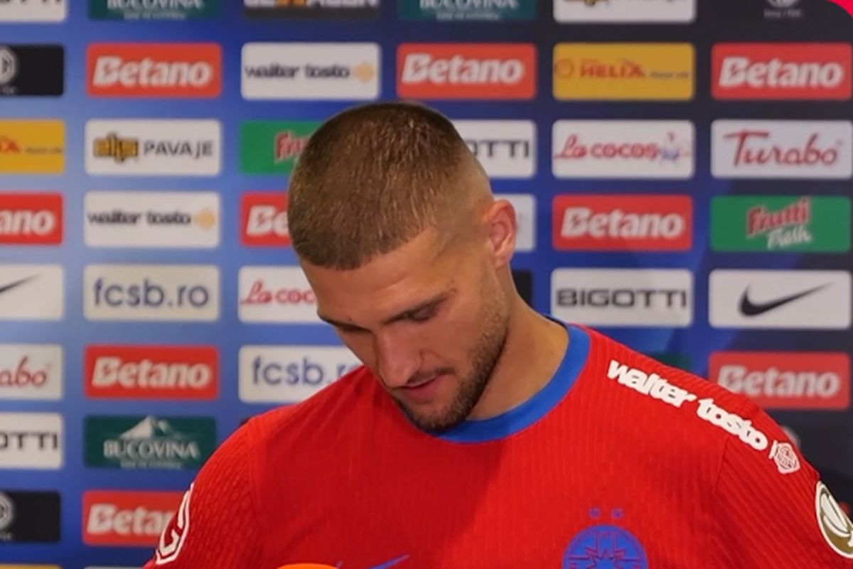 MVP-ul campioanei FCSB a început să plângă în timpul interviului: „A fost o perioadă un pic mai grea”