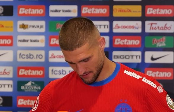 MVP-ul campioanei FCSB a început să plângă în timpul interviului: „A fost o perioadă un pic mai grea”