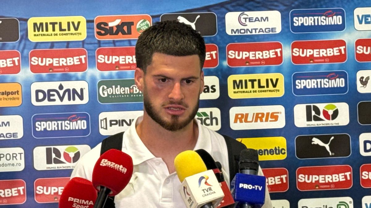 Cum a apărut Tudor Băluță, după Craiova - Trnava