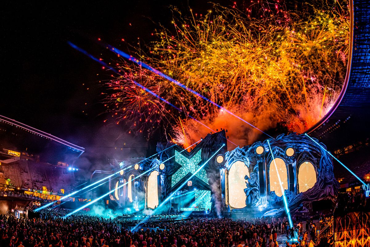 Cum arată Cluj Arena, stadion transformat total pentru Untold Festival