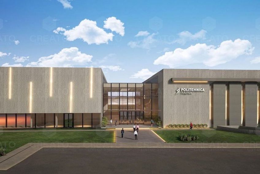Așa ar urma să arate sala polivalentă „Politehnica Arena” // foto: profit.ro
