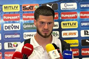 Șocant! » Cum arată Tudor Băluță, după cotul primit în figură în Craiova - Trnava: „Doar ce scăpasem de durere”