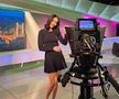 Alexandra Băluțescu prezintă știrile sportive la Prima TV. Foto: Instagram
