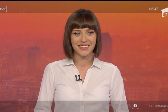 Roxana Ghiorghian ApariÈ›ie SpectaculoasÄƒ La È™tirile De Sport De La Antena 1