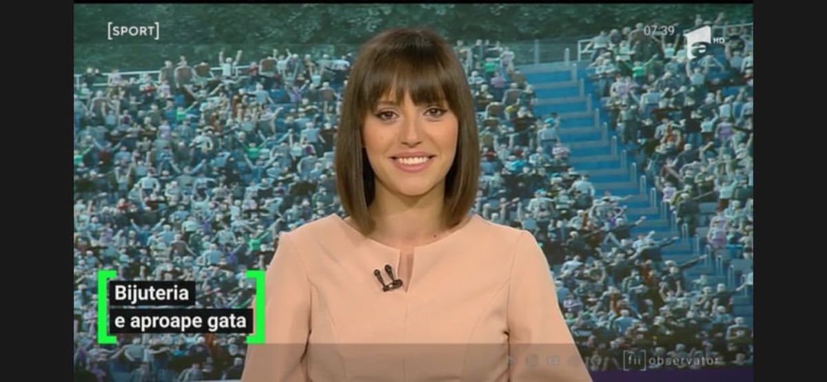 GALERIE FOTO „Transfer” la știrile din sport! Roxana, noua apariție spectaculoasă de la TV