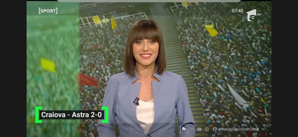 GALERIE FOTO „Transfer” la știrile din sport! Roxana, noua apariție spectaculoasă de la TV