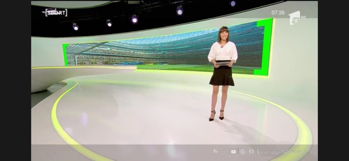 GALERIE FOTO „Transfer” la știrile din sport! Roxana, noua apariție spectaculoasă de la TV